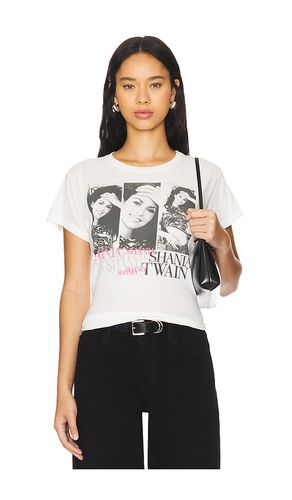 Shania Twain Repeated Solo Tee Shirt in White. - size L (also in M, S, XL, XS) - DAYDREAMER - Modalova