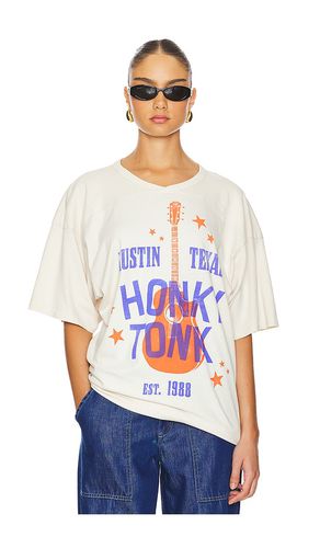 Austin Honky Tonk Oversized Jersey Tee in Cream. - size L (also in M, S, XL, XS) - DAYDREAMER - Modalova