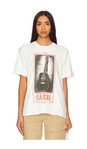 Johnny Cash Guitar Weekend Tee Shirt in White. - size L (also in M, S, XL, XS) - DAYDREAMER - Modalova