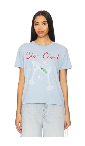 Cin Cin Ringer Tee in Baby Blue. - size L (also in S, XS) - DAYDREAMER - Modalova