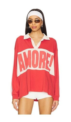 Amore Rugby Top in Red. - size L (also in M, S, XL, XS) - DAYDREAMER - Modalova