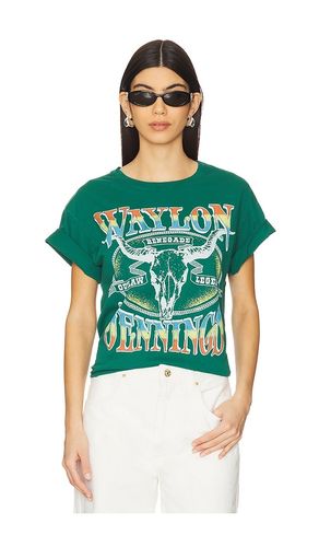 Waylon Jennings Outlaw Legend Boyfriend Tee in Green. - size L (also in M, S, XS) - DAYDREAMER - Modalova