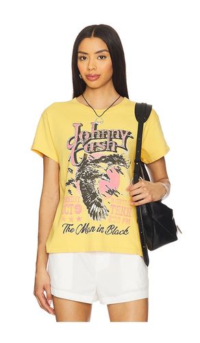 Johnny Cash Eagle Poster Tour Tee in Yellow. - size L (also in M, S, XS) - DAYDREAMER - Modalova