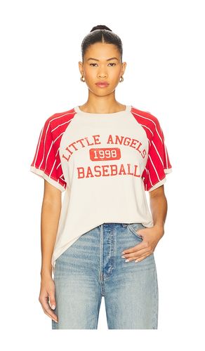 Little Angels Baseball Raglan Ringer in Ivory. - size L (also in M, S, XL, XS) - DAYDREAMER - Modalova