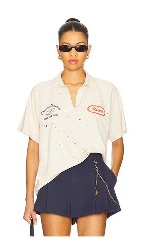 Dreamy Detailing Raglan Polo in Ivory. - size L (also in M, S, XS) - DAYDREAMER - Modalova