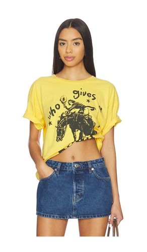 Who Gives A Buck Merch Tee in Yellow. - size L (also in M, S, XL, XS) - DAYDREAMER - Modalova