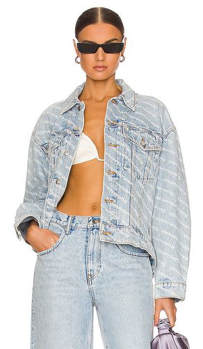 Falling Back Jacket in Denim-Light. - size L (also in S, XS) - Alexander Wang - Modalova