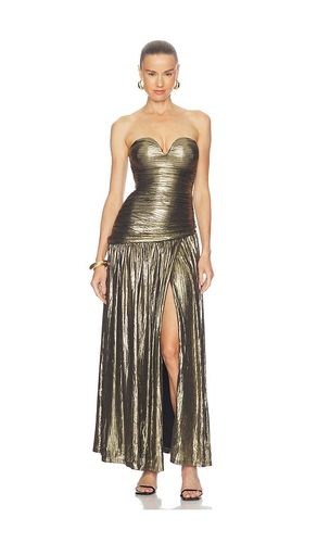 Riya Dress in Metallic Silver. - size XS (also in S, M) - DELFI - Modalova
