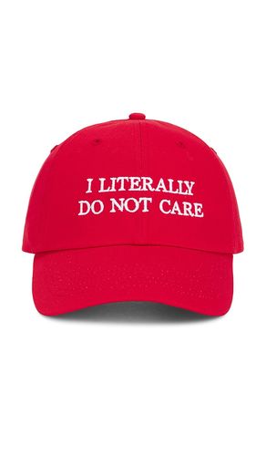 I Literally Do Not Care Dad Hat in - DEPARTURE - Modalova