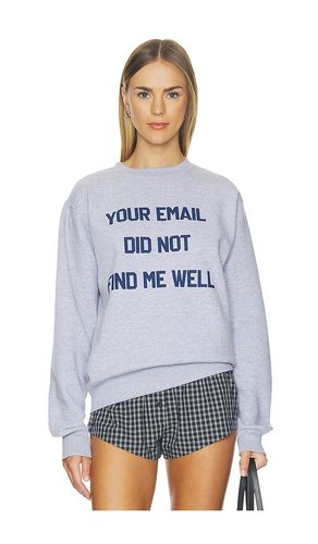 Your Email Did Not Find Me Well Statement Sweatshirt in . - size L (also in M, S) - DEPARTURE - Modalova