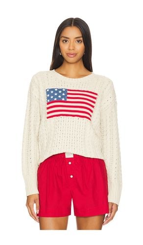 American Flag Easy Cable Sweater in Ivory. - size M (also in S, XS) - Denimist - Modalova