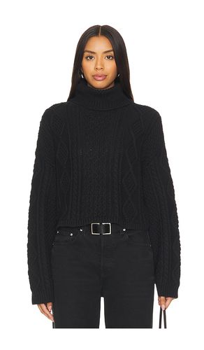 Cropped Cable Turtleneck Sweater in . - size L (also in S, XL, XS) - Denimist - Modalova