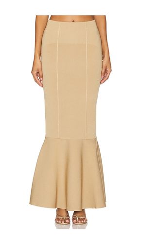 Flare Maxi Skirt in Tan. - size L (also in XS) - Dodiee - Modalova