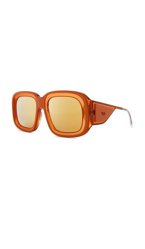 Diesel Square Sunglasses in Orange - Diesel - Modalova