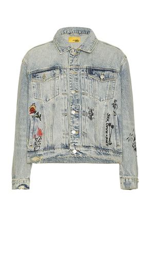 Doodle Trucker Jacket in . Taglia L. Also in XL/1X - Diet Starts Monday - Modalova