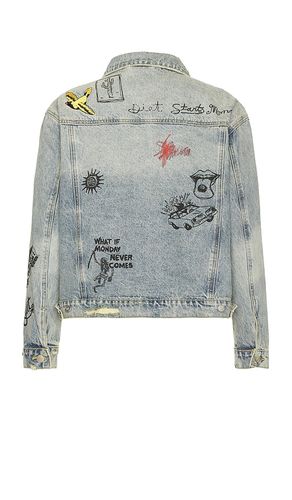 Doodle Trucker Jacket in . Size L. Also in XL/1X - Diet Starts Monday - Modalova