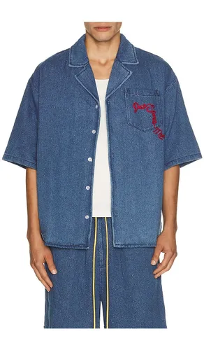 Camisa dropoff en color azul talla S (también en M, L) - Diet Starts Monday - Modalova