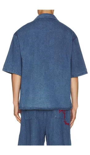 Dropoff Button Up Shirt in Blue. - size L (also in M, S) - Diet Starts Monday - Modalova