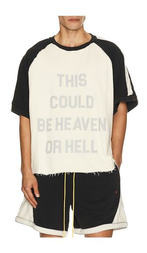 Heaven or Hell Raglan Tee in . Size S. Also in M, L, XL/1X - Diet Starts Monday - Modalova