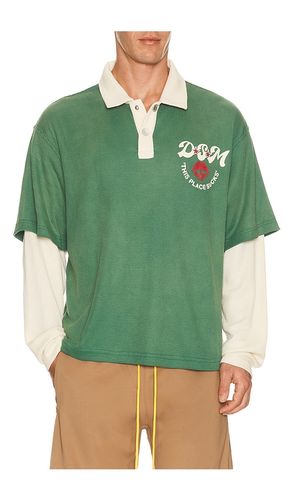 Hollywood Waffle Polo in . Taglia L. Also in M, S, XL/1X - Diet Starts Monday - Modalova