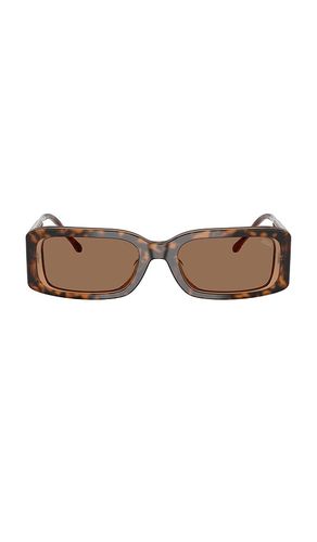 Rectangular sunglasses in color brown size all - Diesel - Modalova