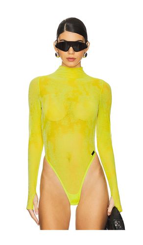 X Savage Long Sleeve Bodysuit in Lemon. - size L (also in M, XL, XS) - Diesel - Modalova