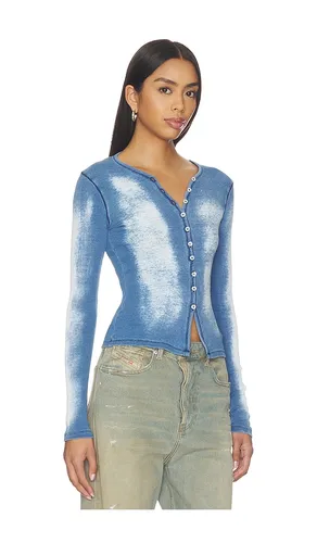 Gabriel top en color azul talla M (también en S) - Diesel - Modalova
