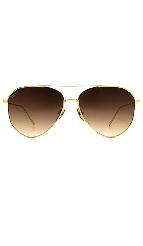 Gafas de sol dash en color oro metálico talla all en & - Metallic Gold. Talla all - DIFF EYEWEAR - Modalova