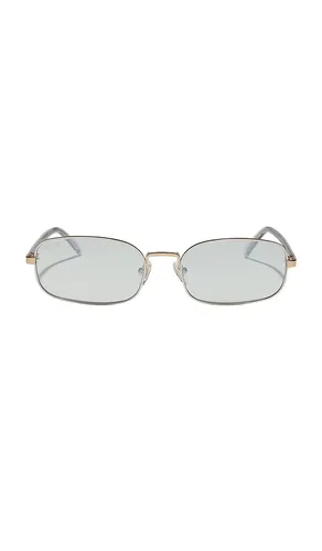 X Rachael Kirkconnell Metal Rectangle Sunglasses in Metallic - DIFF EYEWEAR - Modalova