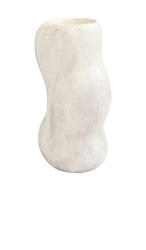 Large Valley Vase in White - DINOSAUR DESIGNS - Modalova