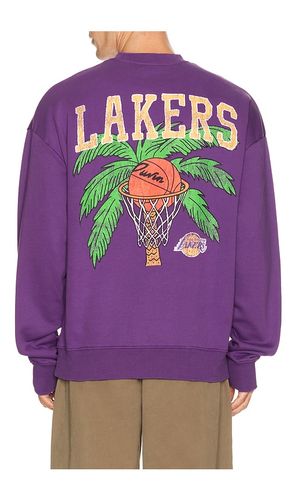 X Lakers Crew Fleece Sweatshirt in . Taglia S. Also in M, L, XL/1X - Duvin Design - Modalova