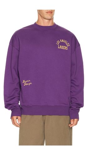 X Lakers Crew Fleece Sweatshirt in . - size S (also in M, L, XL/1X) - Duvin Design - Modalova
