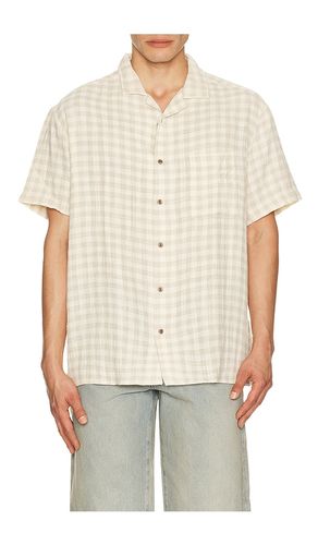 Textured Cotton Button Up Shirt in . Size S. Also in M, L, XL/1X - Duvin Design - Modalova