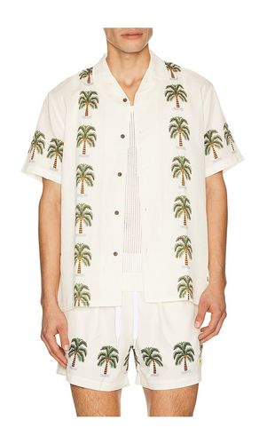 Coconut Button Up Shirt in Cream. - size L (also in M, S, XL/1X) - Duvin Design - Modalova