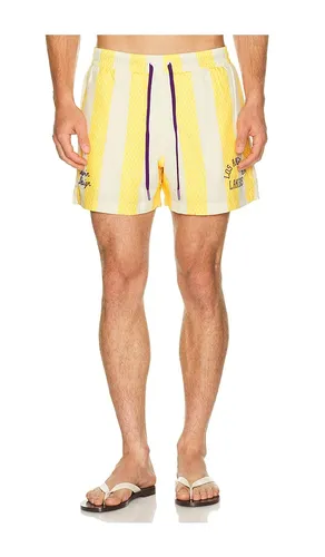 X Lakers Swim Trunk in Yellow. - size L (also in M, S, XL/1X) - Duvin Design - Modalova
