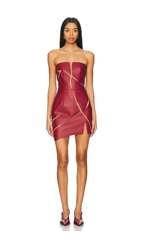 Healing Of A Broken Heart Mini Dress in Burgundy. - size L (also in M, S, XS) - Di Petsa - Modalova