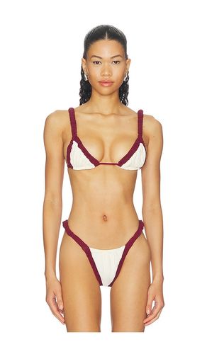 Ada Bikini Top in Burgundy. - size L (also in M, S, XS) - Divino Seas - Modalova