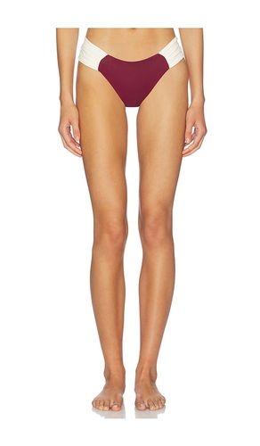 Eclat Bikini Bottom in Burgundy. - size L (also in M) - Divino Seas - Modalova