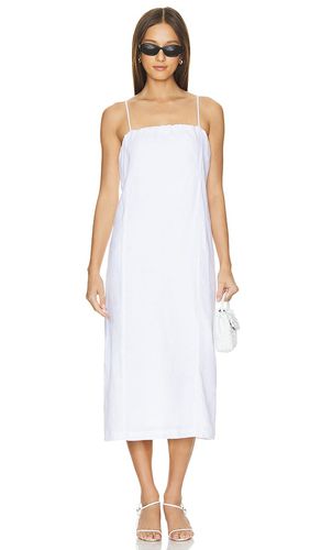 Linen Dress in White. - size L (also in S, XS, XXS) - DONNI. - Modalova