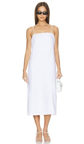 Linen Dress in White. - size L (also in XS, XXS) - DONNI. - Modalova