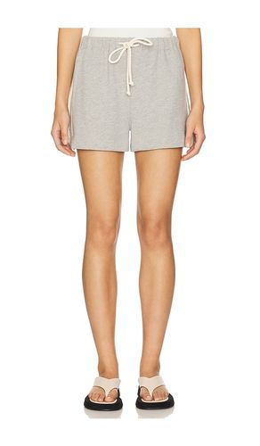 The Stripe Eco-terry Short in Light Grey. - size L (also in XL) - DONNI. - Modalova
