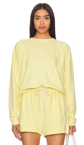 Eco Terry Crewneck Sweatshirt in Lemon. - size L (also in M, S, XL, XS) - DONNI. - Modalova