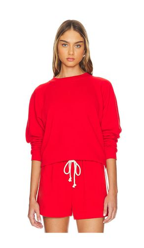 Eco Terry Crewneck Sweatshirt in Red. - size M (also in XS, XXS) - DONNI. - Modalova