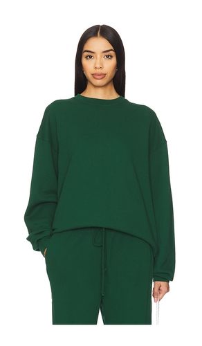 X REVOLVE Eco Fleece Crewneck Sweatshirt in Green. - size L (also in S, XS) - DONNI. - Modalova