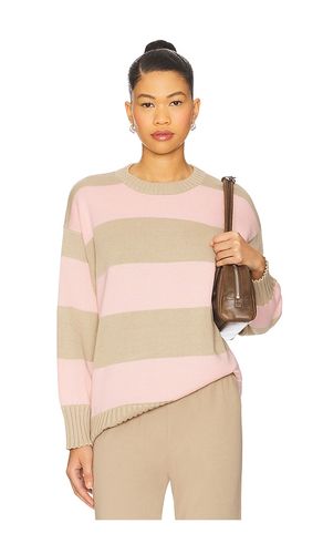 Stripe Crewneck Sweater in Blush,Beige. - size L (also in M, S, XL, XS) - DONNI. - Modalova