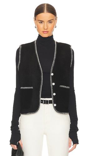 Polar Fleece Stitch Vest in Black. - size S (also in XS, XXS) - DONNI. - Modalova
