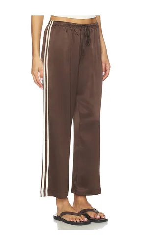 The Silk Stripe Crop Pant in . Size L. Also in M, S, XS - DONNI. - Modalova