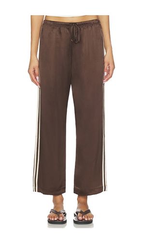 The Silk Stripe Crop Pant in . Taglia L. Also in M, S, XS - DONNI. - Modalova