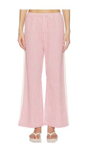 The Cotton Gingham Stripe Crop Pant in . Size M. Also in S, XL, XS - DONNI. - Modalova