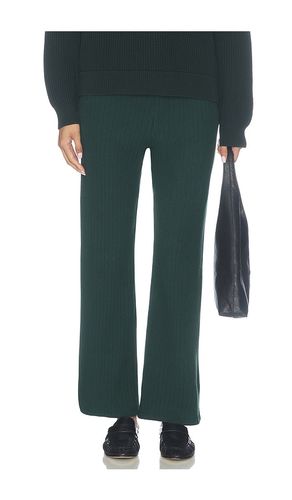 The Sweater Rib Simple Pant in Green. - size L (also in M, S, XS, XXS) - DONNI. - Modalova